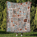 DecorBites™ Cozy Nordic Camping Blanket and Sofa Cover – Boho Outdoor Line Blanket for Home and Hotel Decor