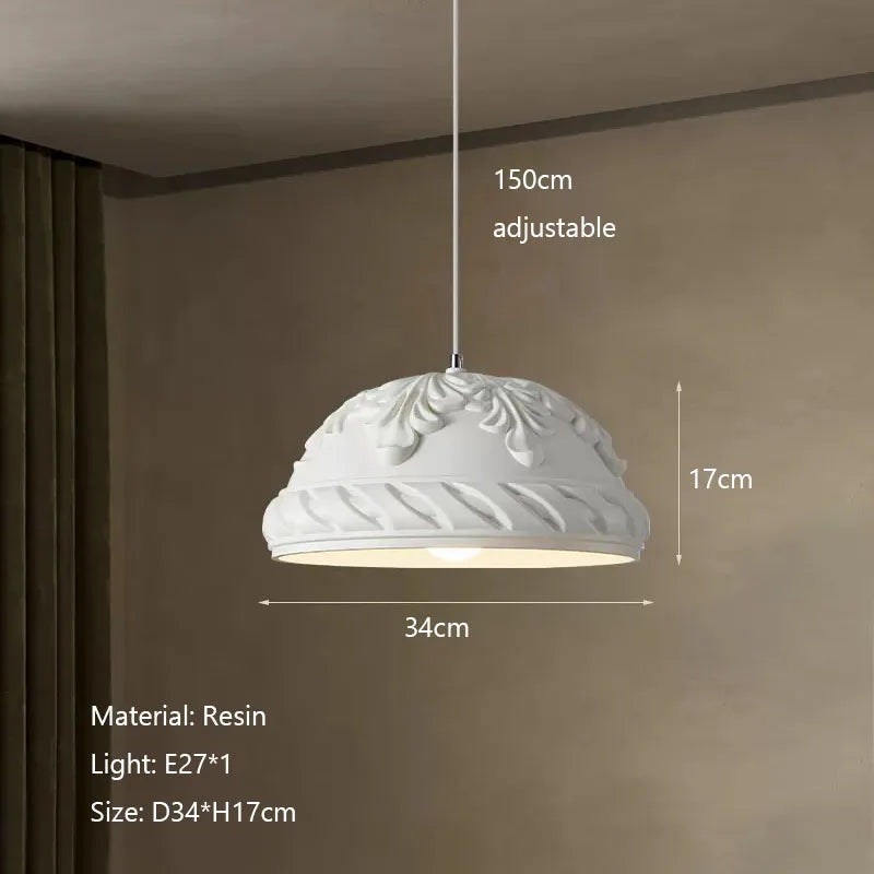 DecorBites™ French Cream Style LED Chandelier for Restaurant Bar and Kitchen
