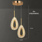 Nordic Ring LED Pendant Light in Iron, Aluminum & Acrylic