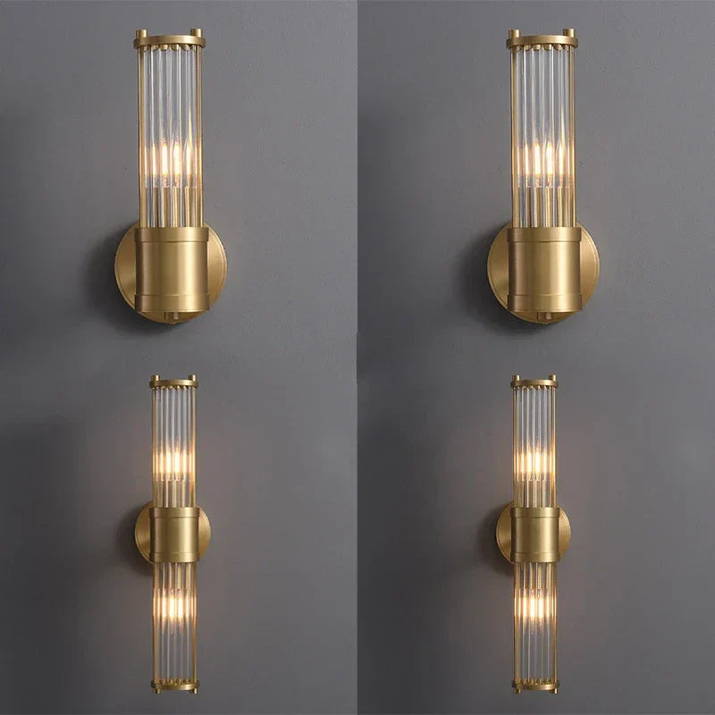 مصابيح حائط كريستالية LED من DecorBites™ لغرف المعيشة وغرف النوم الفاخرة: حل إضاءة داخلية أنيق