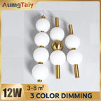 Nordic Gold 4-Globe Metal Pendant Light