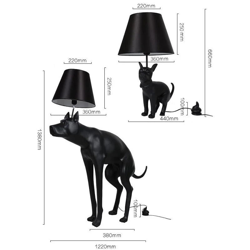 DecorBites™ Big Dog LED Floor Lamp Living Room E27