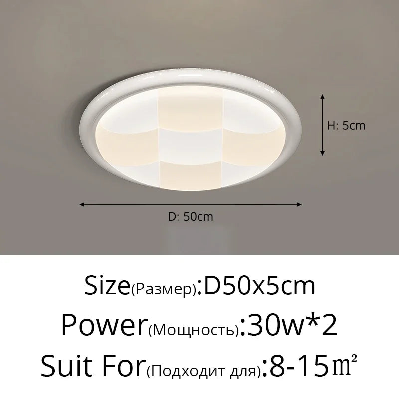 DecorBites™ Cream Style LED Ceiling Lights - Modern Living Room Indoor Lighting