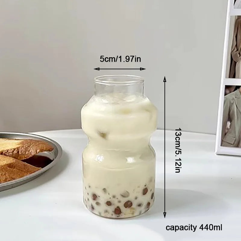 كوب كوكتيل من ديكور بايتس™ بتصميم قرع، 440 مل - أواني شرب فاخرة للقهوة والويسكي والنبيذ والحلويات
