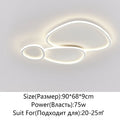 DecorBites™ Cobblestone LED Ceiling Lights Living Room Chandelier for Modern Home Decor