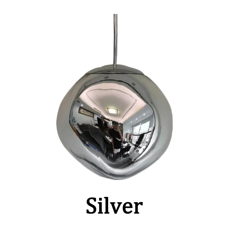DecorBites™ Nordic Lava Glass Chandelier - Minimalist Bedroom Dining Room Pendant Lamp