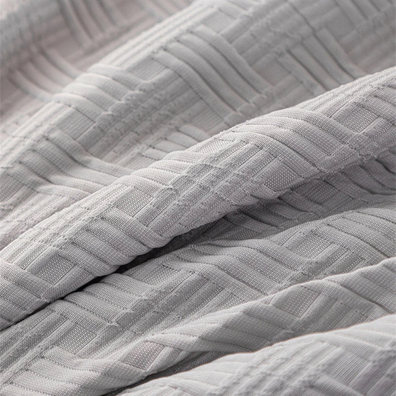 لحاف الصيف المحبوك بنسيج الوافل من DecorBites™: ناعم، قابل للتنفس، مُبرّد، قابل للغسل في الغسالة، خفيف الوزن، ولطيف على البشرة