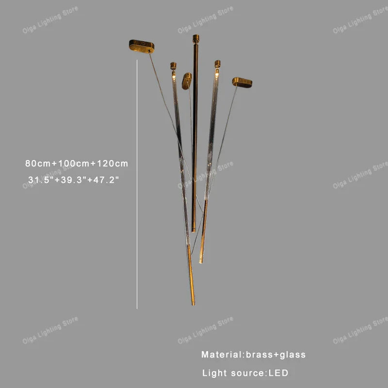 مصباح DecorBites™ الصناعي الاسكندنافي LED المعلق لديكور غرفة الطعام
