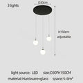 DecorBites™ Cream Glass Ball Chandelier for Duplex Villa Penthouse, Restaurant and Staircase
