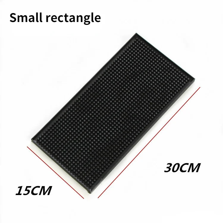 DecorBites™ Coffee Bar Cup Mat: PVC Rubber, Anti-slip, Heat Resistant, Durable Drain Mats