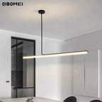 Nordic Long Strip Metal Pendant Light