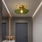 Vintage Flower Glass Pendant Light