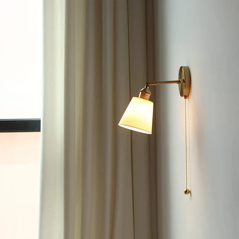 DecorBites™ مصابيح حائط سيراميك LED دوارة، تصميم نورديك عصري للممرات وغرف النوم والمداخل