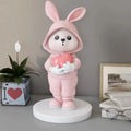 DecorBites™ Cute Rabbit Desk Figurines, Cartoon Home Decor, Nordic Arts, Crafts Supplies