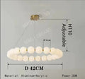 Nordic Magic Bean Round Gold Pendant Light