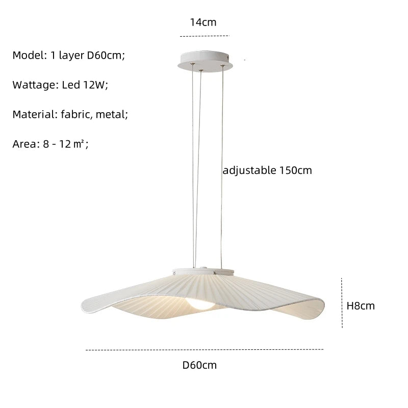 Modern Nordic Fabric Pendant Light