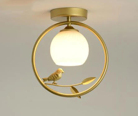 وحدة إضاءة سقف على شكل طائر من DecorBites™ للممرات، المداخل، غرف تبديل الملابس، البارات، الشرفات