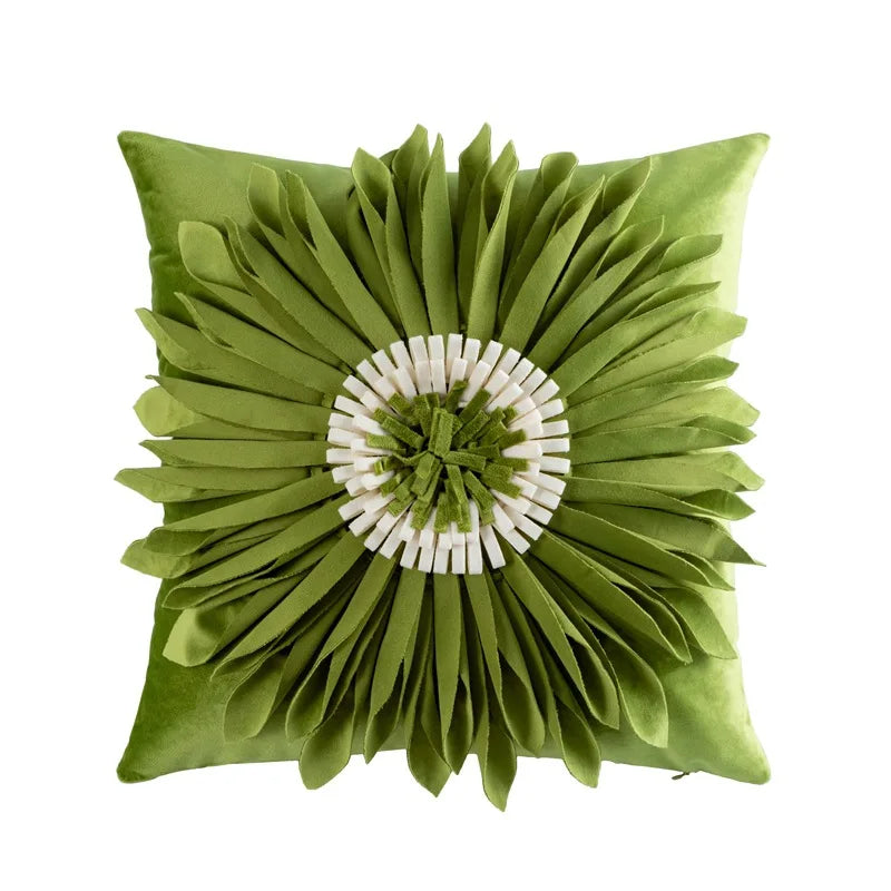 DecorBites™ Handmade Flower Cushion Cover - Light Luxury Decorative Pillows