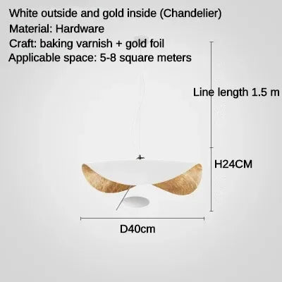 ثريا الأطباق الطائرة LED DecorBites™ - إضاءة سقف حديثة لغرفة المعيشة والبار