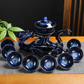 DecorBites™ Dragon Kung Fu Tea Set: High-End Bone China Teapot & Cup, Automatic, Holiday Gift