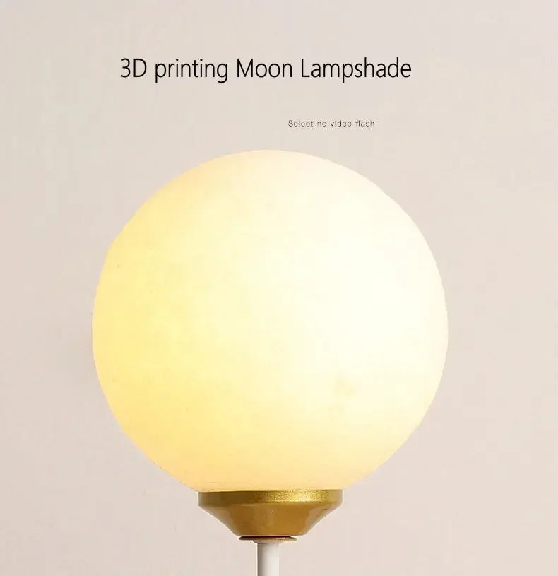 DecorBites™ Bear Moon Wall Lamp: Modern Cartoon Light for Kids' Bedroom Décor