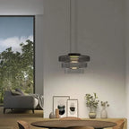 Nordic Glass Pendant Light in Green or Gray
