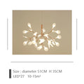 DecorBites™ Luxe Chandelier: ثريا إسكندنافية عصرية لغرفة المعيشة وتناول الطعام