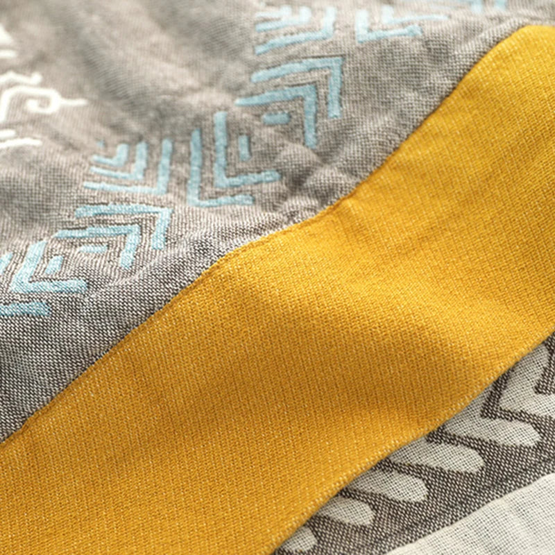 DecorBites™ Cotton Gauze Summer Blanket: Soft, Breathable, Cooling Quilt