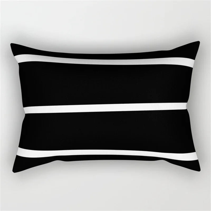 DecorBites™ Geometric Wave Line Waist Pillowcase Set