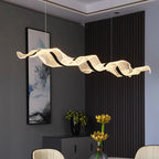 Modern Linear Alloy Pendant Light Chandelier