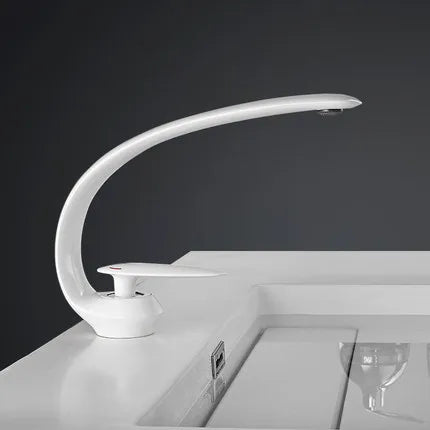 DecorBites™ Brushed Gold Basin Faucet - Single Handle Bathroom Sink Faucet