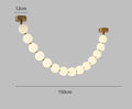 Nordic Beaded Alloy Pendant Light