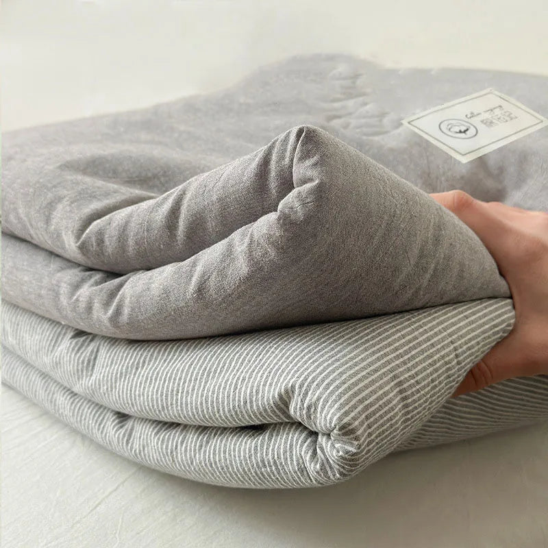 DecorBites™ Cotton Summer Cooling Blanket | Soft Breathable Quilted Quilt