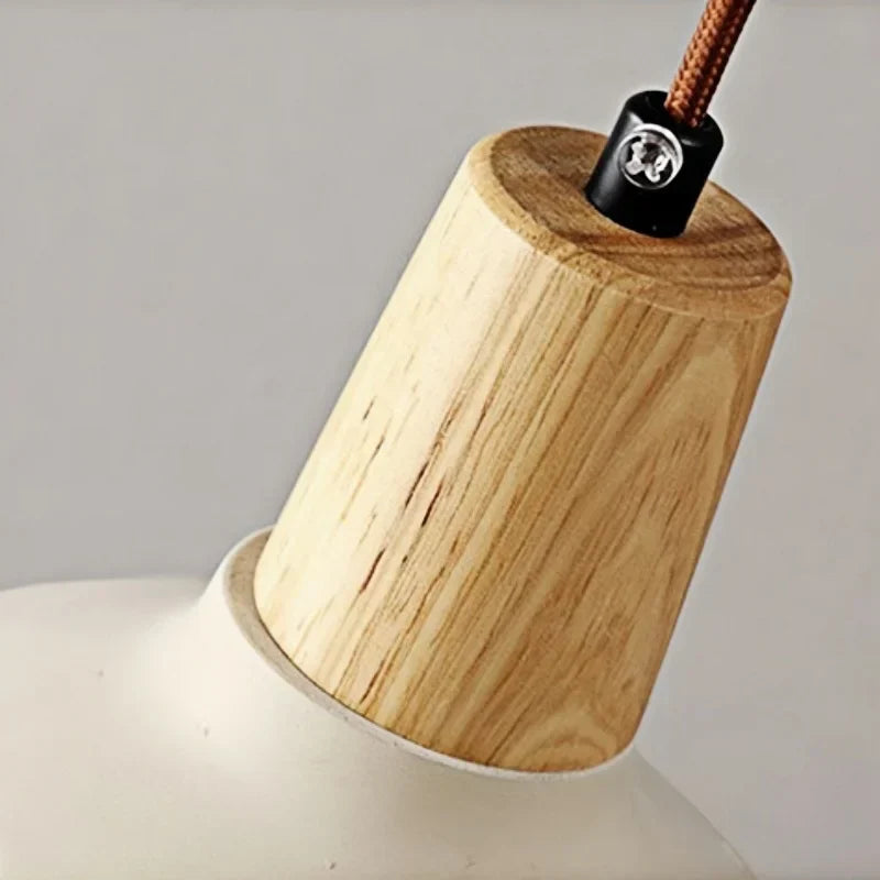 DecorBites™ Cement Wood Wall Light Pull Chain Switch Adjustable Socket Nordic Modern Provencal