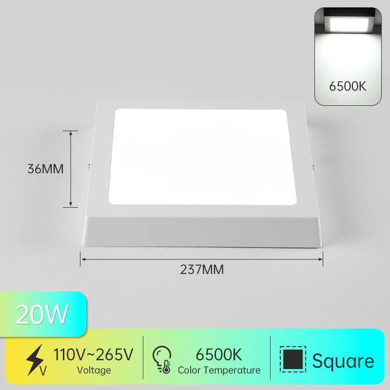 DecorBites™ LED Ceiling Light Bathroom Chandelier Panel Fixture for Home Decor Lighting