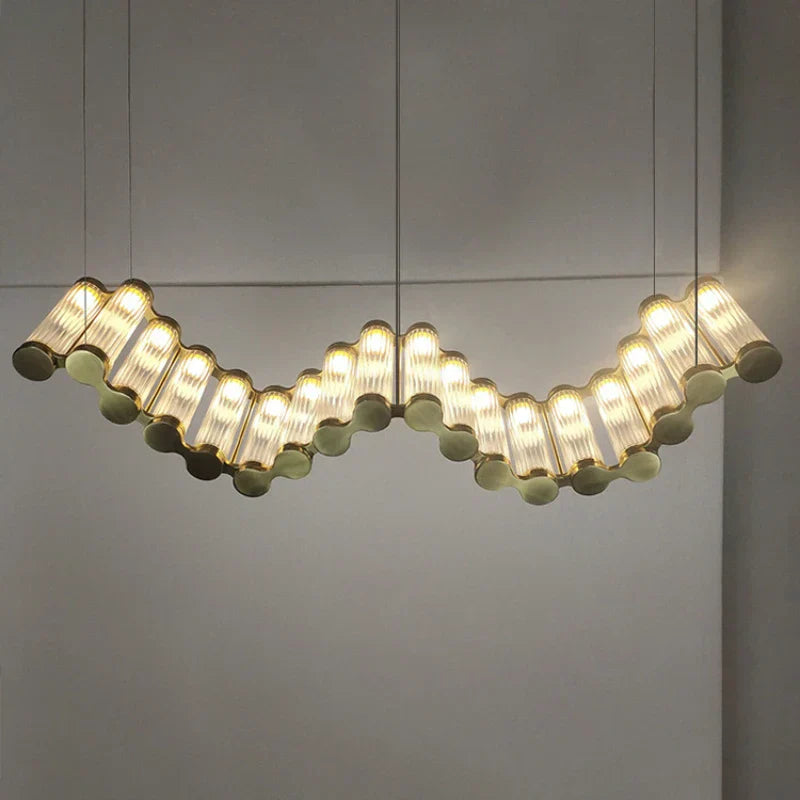 DecorBites™ Golden Chandelier LED Dimming Light for Modern Living Room & Bedroom