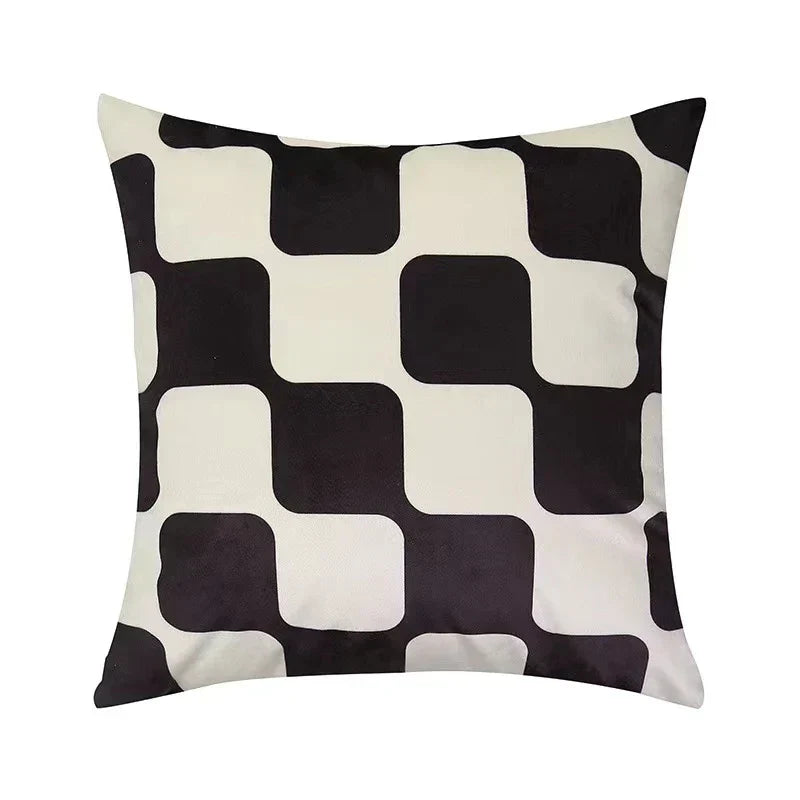 DecorBites™ Fluffy Velvet Pillow Case Cushion Cover - Soft & Modern Room Decor