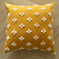 DecorBites™ Geometric Tufted Embroidered Cotton Canvas Cushion Cover 45*45cm