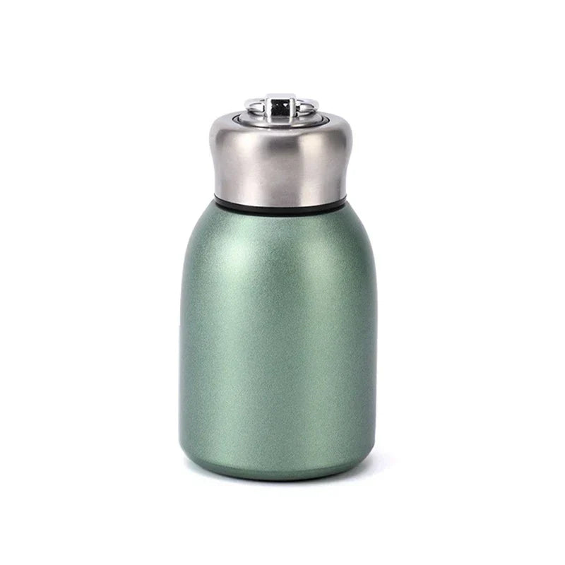 DecorBites™ 300ml Mini Coffee Vacuum Flask Stainless Steel Travel Water Bottle