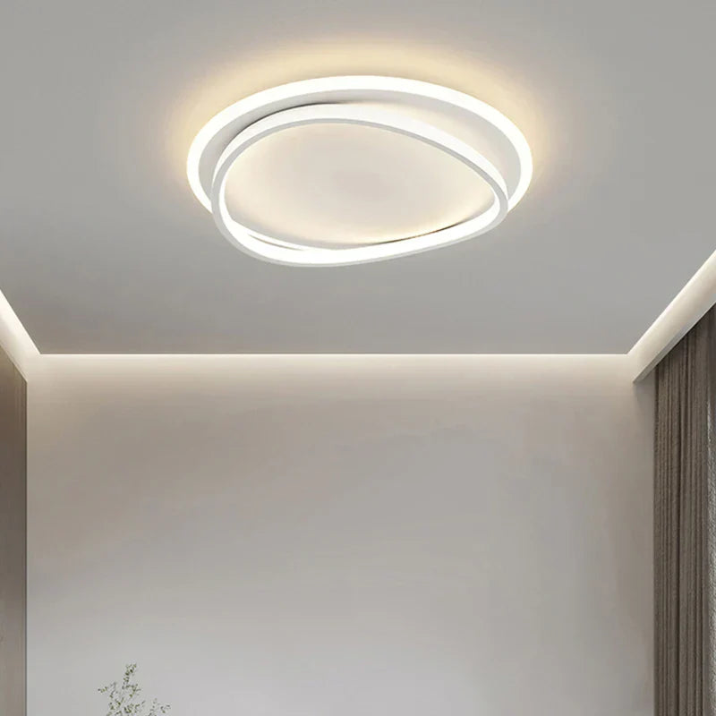 DecorBites™ Geometric Square LED Ceiling Light with Remote Control for Study Living Room Bedroom