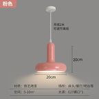Nordic Cream Mushroom Pendant Light in Painted Aluminum