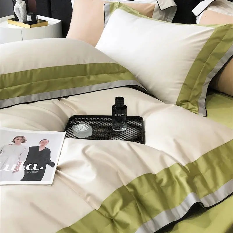 DecorBites™ 1000TC Egyptian Cotton Luxury Hotel Bedding Set - Queen/King Size