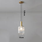 Modern Ring Glass Pendant Light