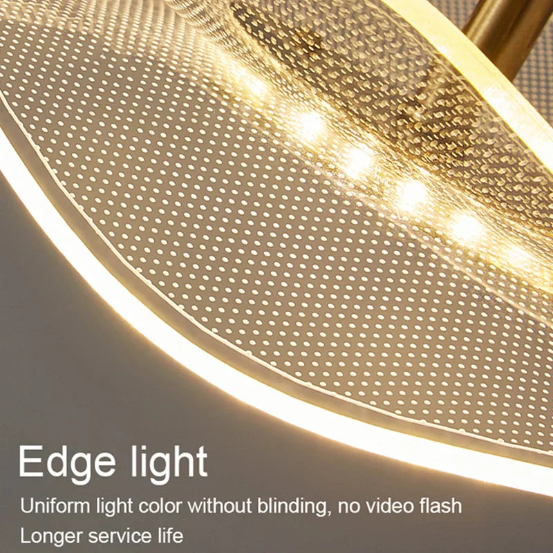 مصباح تعليق LED من DecorBites™ - مصباح إضاءة داخلي بتصميم نورديك لديكور المنزل