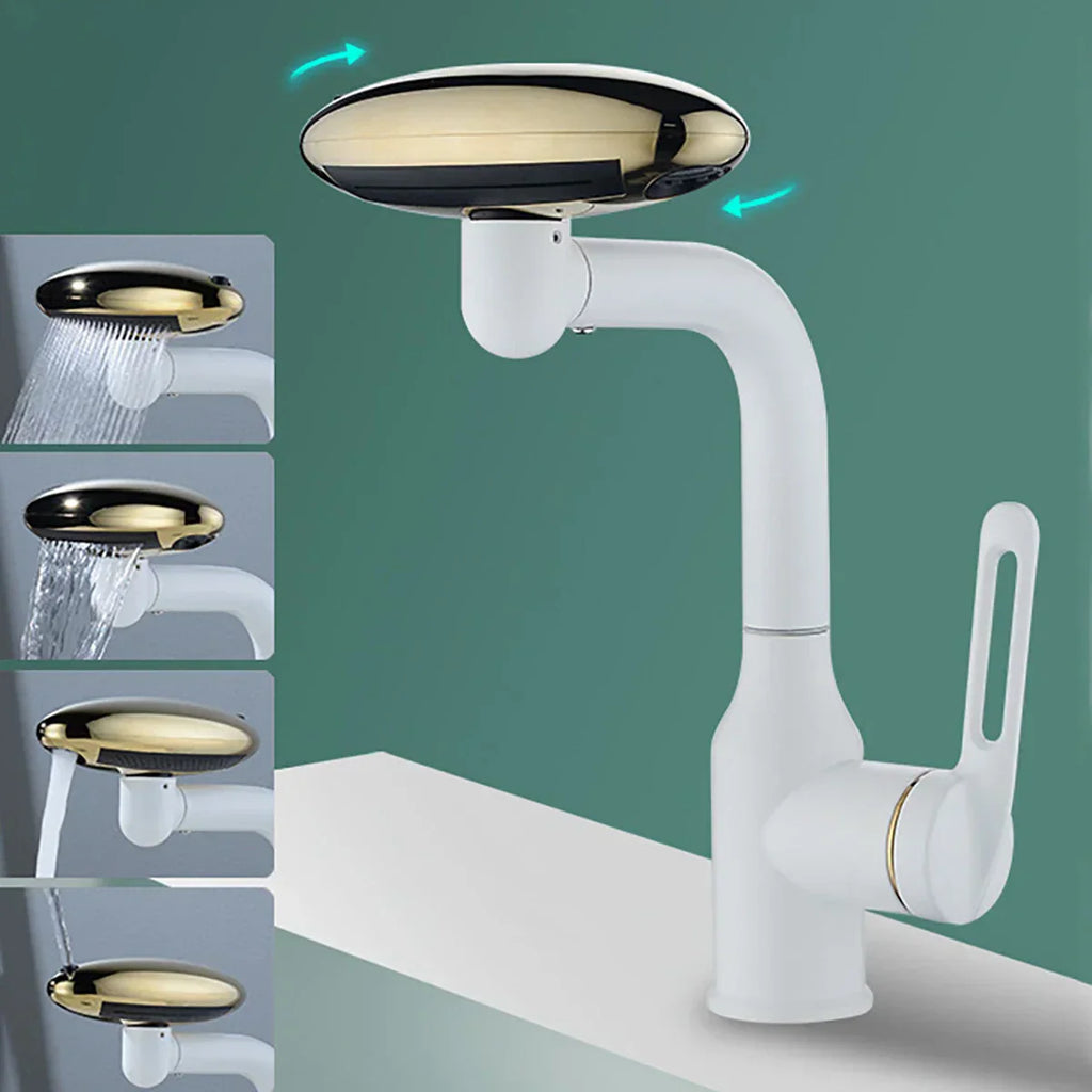 DecorBites™ 360° Rotation Stainless Steel Multi-Function Faucet with 4 Water Outlet Modes