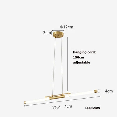 DecorBites™ Dimmable LED Acryl Chandelier Lighting Luminaire for Dinning Room