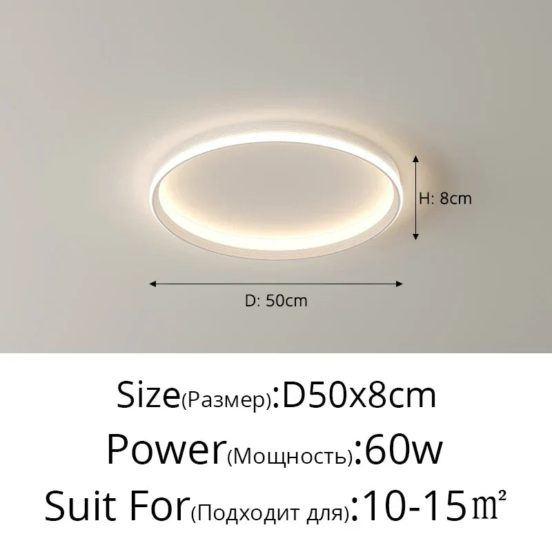 ثريا سقف LED DecorBites™ لغرفة المعيشة والمطبخ وغرفة الطعام وغرفة الدراسة، إضاءة داخلية عصرية