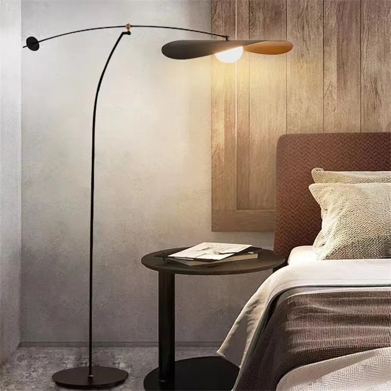 DecorBites™ Adjustable Long Arm LED Floor Lamp for Reading & Living Room