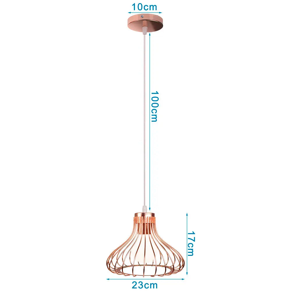 مصباح تعليق LED صناعي قديم طراز لوفت من DecorBites™ للمنزل وغرفة المعيشة والمطبخ