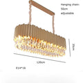 DecorBites™ Black Crystal Ceiling Pendant Lights for Dining Table - Nordic Luxury Design
